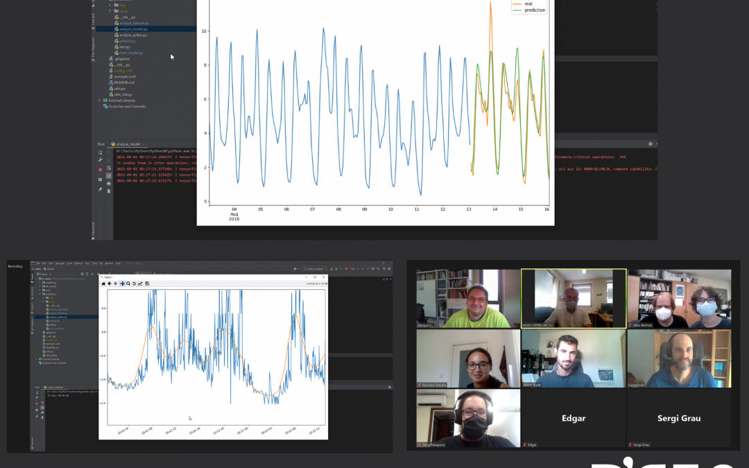 Internal training session on Artificial Intelligence applied to the prediction of demands in a drinking water network